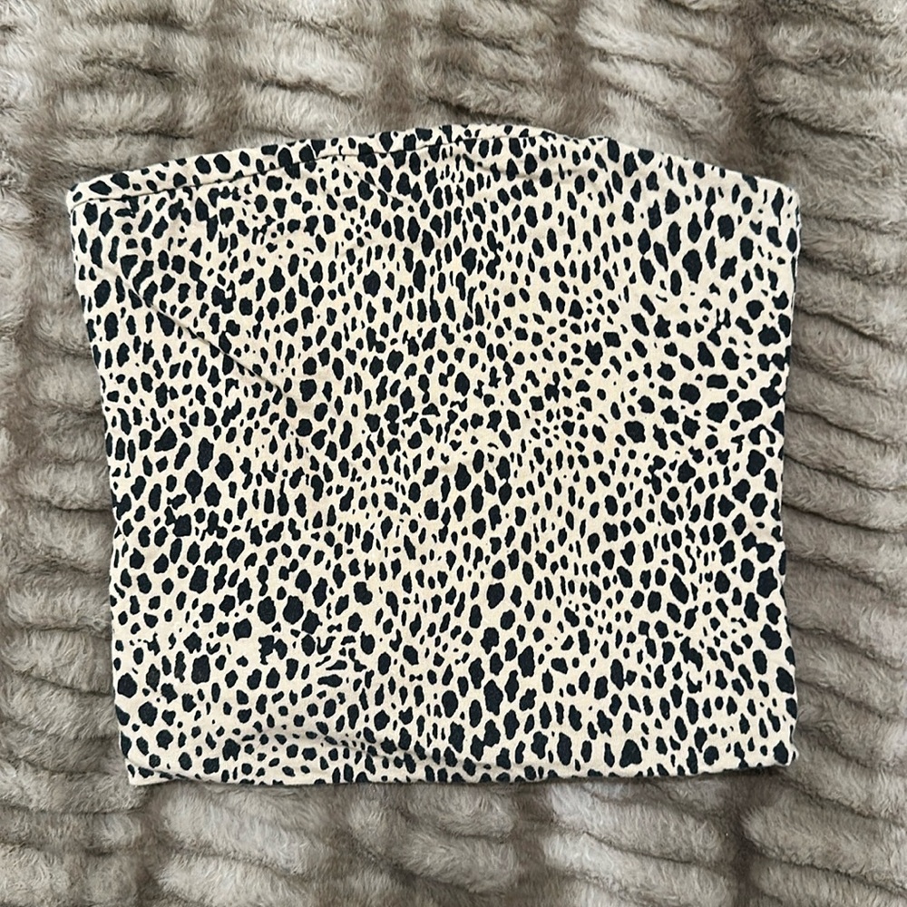 Brandy Melville Cheetah Print Tube Top